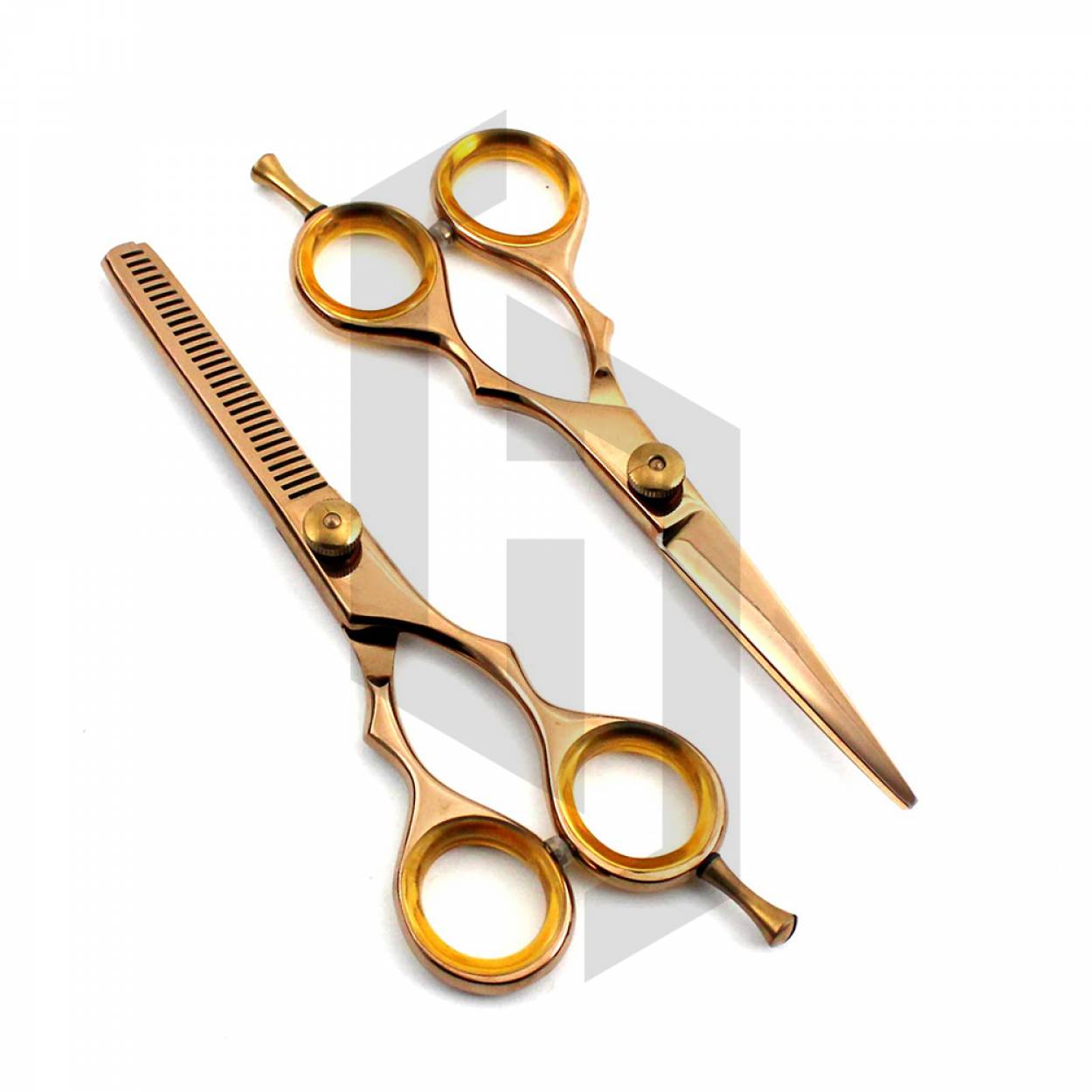 Professional Gold Barber Scissors Kit